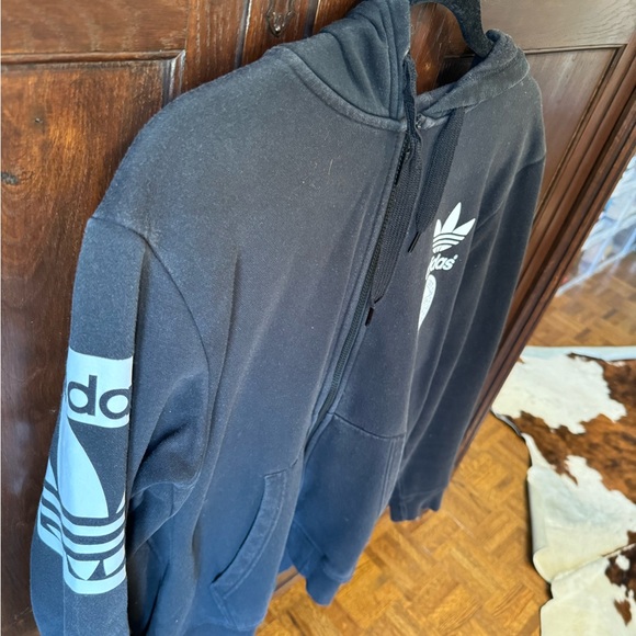 Adidas Originals Zip Up Hoodie - Mens Large - Picture 2 of 3